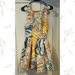 H&M Tropical Shorts Romper Sz 6